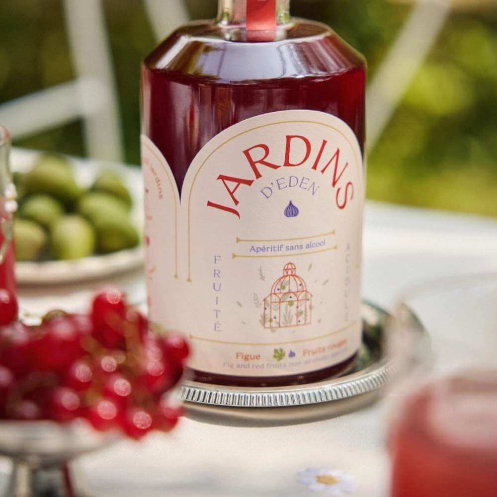 Jardins d'Eden – Feige & Rote Beeren – 70 cl – Alkoholfreier Apéritif