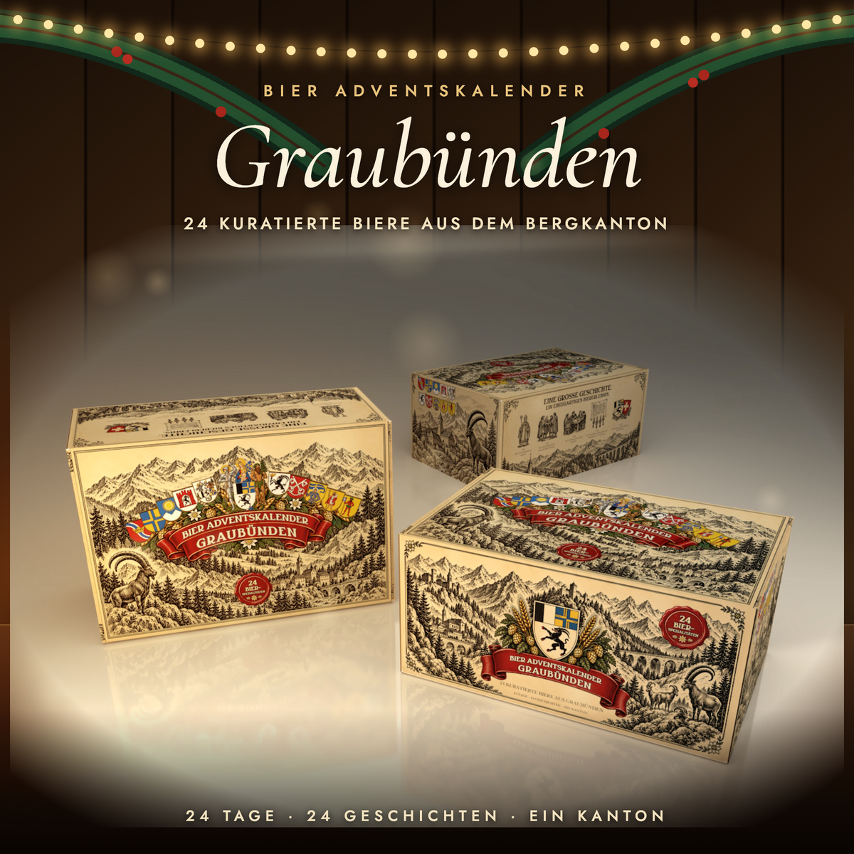 Bier Adventskalender – 24 Graubünden Raritäten
