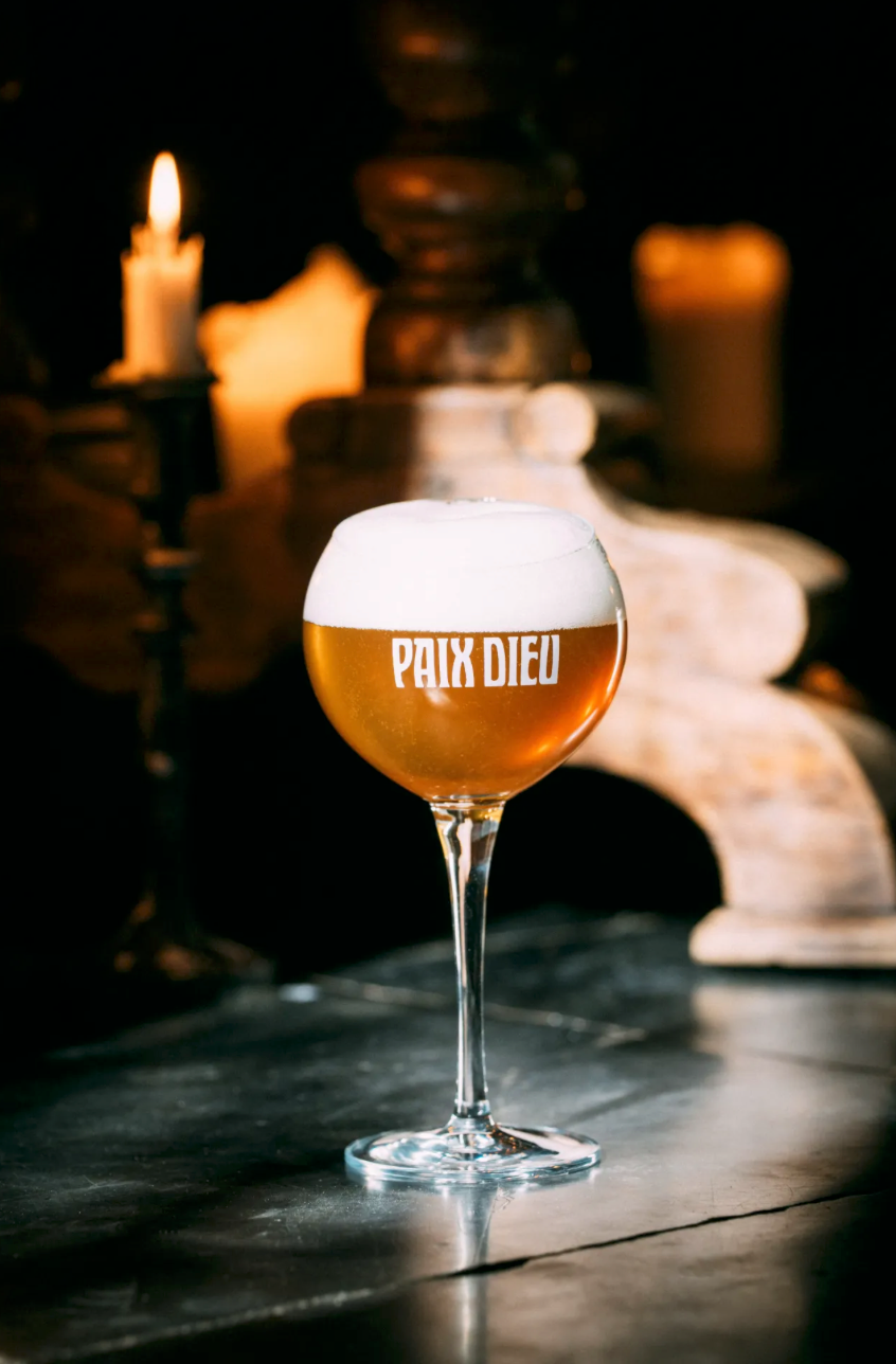 Paix Dieu Glas Bier