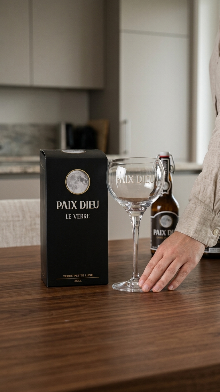 Paix Dieu Little Moon Glas kaufen – Handgeblasenes Prestige-Bierglas | TheCrafts.ch