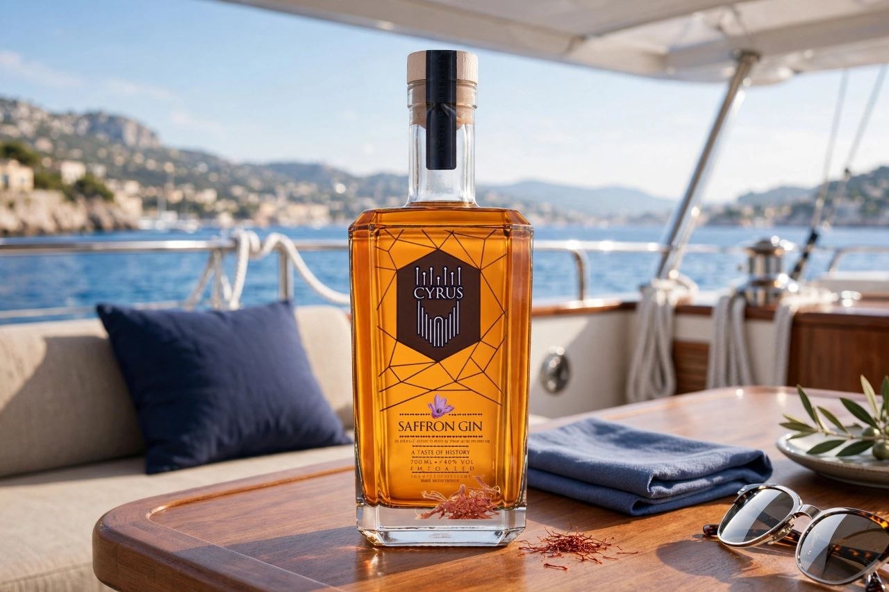 Safran Gin auf der Zürich Yacht