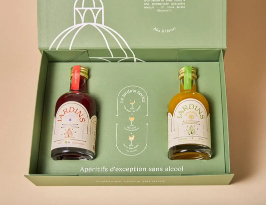 Jardins Apéritif Geschenkbox Kleinformat – Solaires & d'Eden je 20 cl