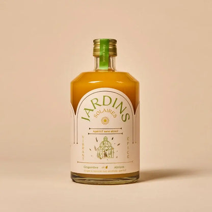 NEW ! Jardins Solaires - Ginger & Apricot - 70 cl- Non alcoholique Apéritif
