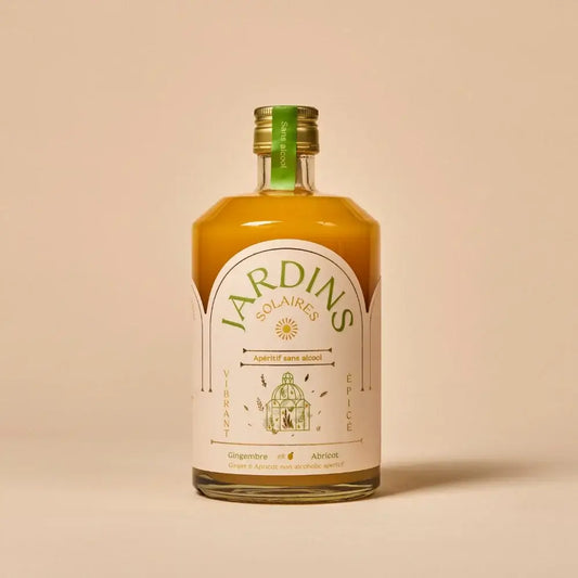 NEW ! Jardins Solaires - Ginger & Apricot - 70 cl- Non alcoholique Apéritif
