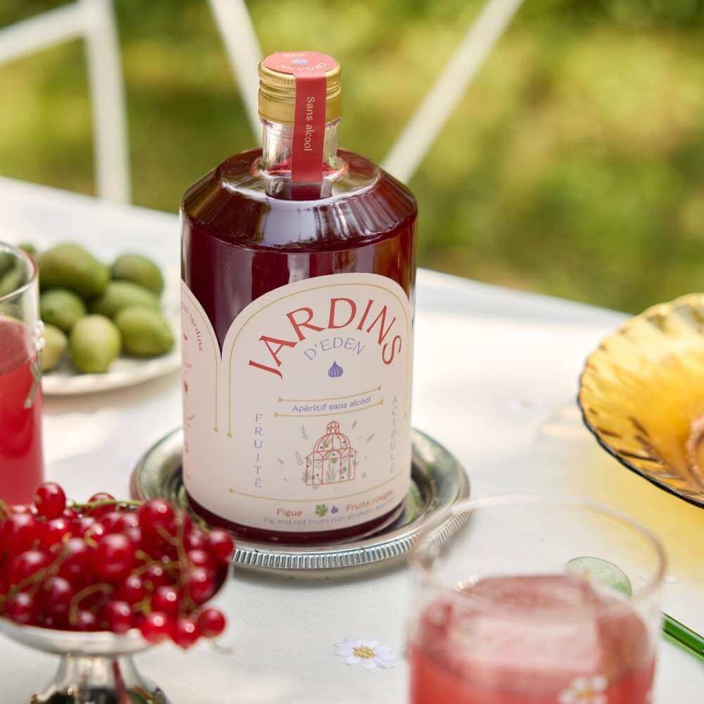 Jardins d'Eden – Feige & Rote Beeren – 70 cl – Alkoholfreier Apéritif