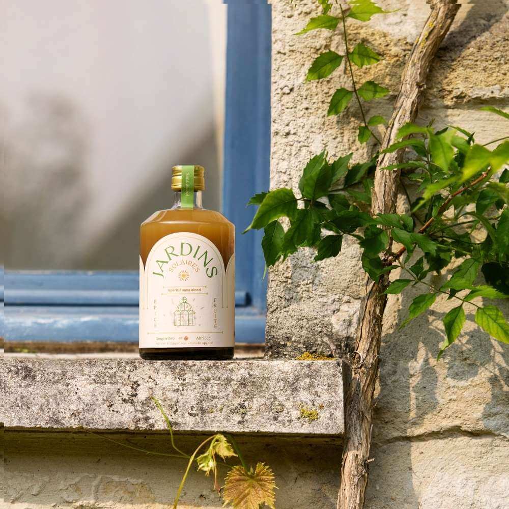 NEW ! Jardins Solaires - Ginger & Apricot - 70 cl- Non alcoholique Apéritif