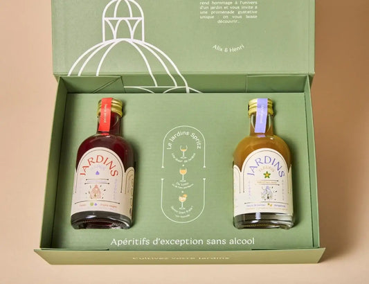 Jardins Apéritif Geschenkbox Kleinformat – Fleuris & d'Eden je 20 cl