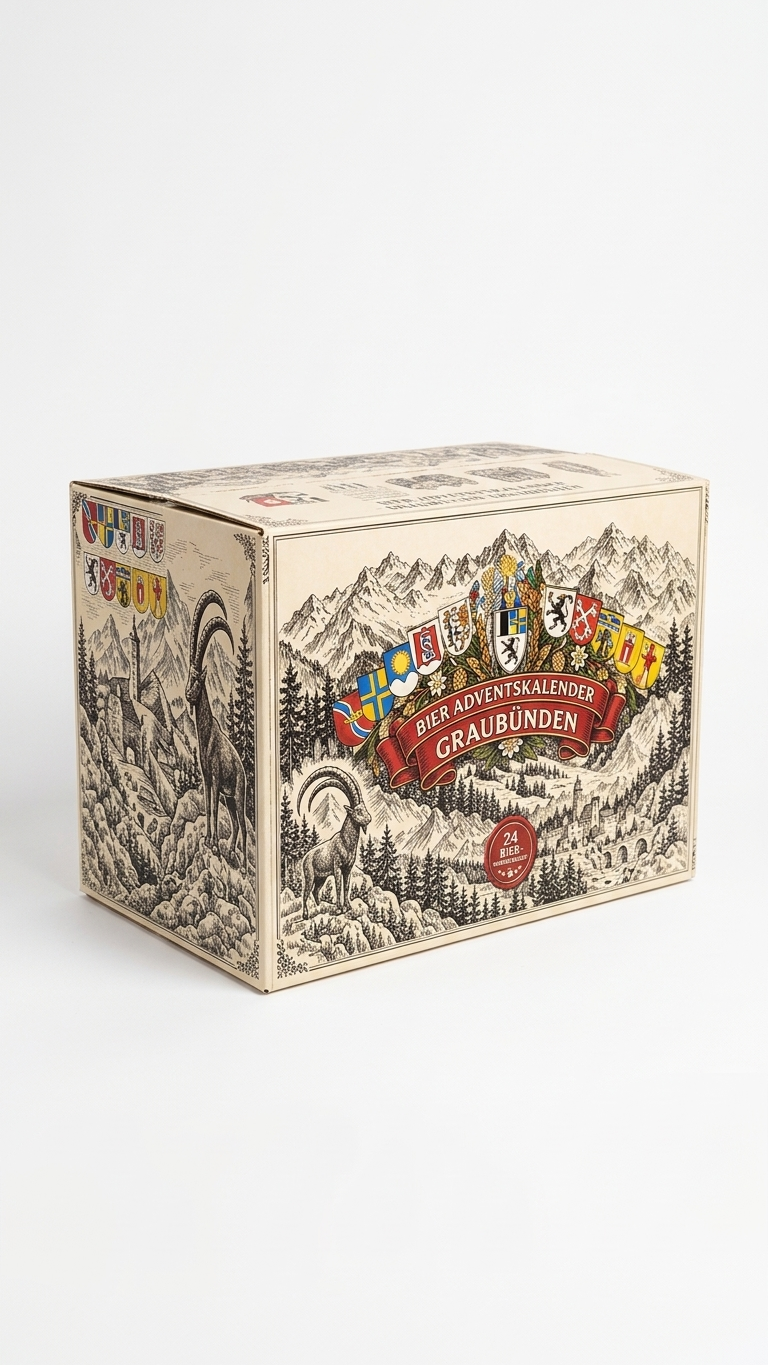 Bier Adventskalender – 24 Graubünden  Raritäten