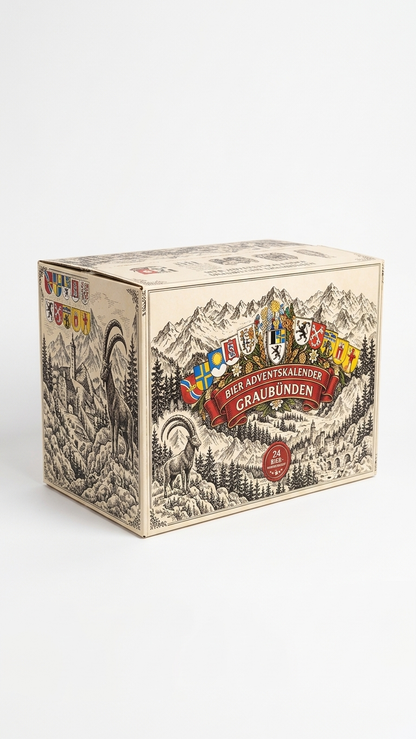 Bier Adventskalender – 24 Graubünden  Raritäten