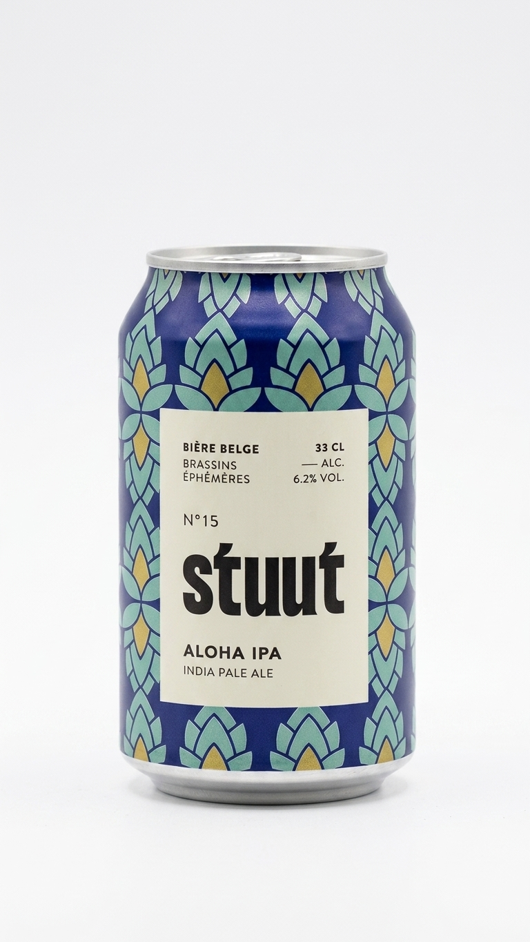Stuut Aloha IPA Dose 33cl – Belgisches IPA von Brasserie Caulier Brasserie Caulier