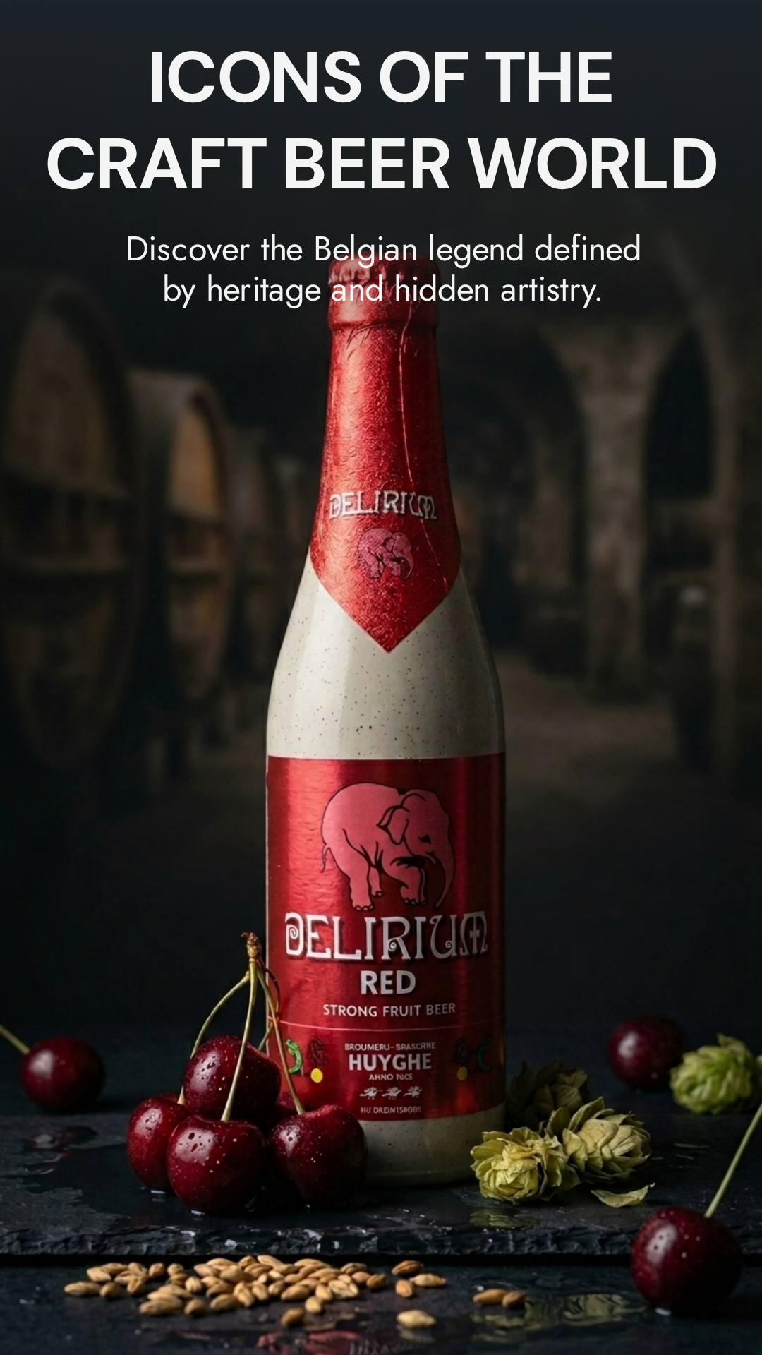 Delirium Red kaufen Schweiz – Belgisches Kirschbier 8% Brouwerij Huyghe Melle