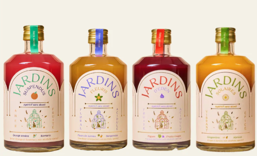 Jardins Spirit – 4er Set Aperitif-Spirituosen THECRAFTS.CH