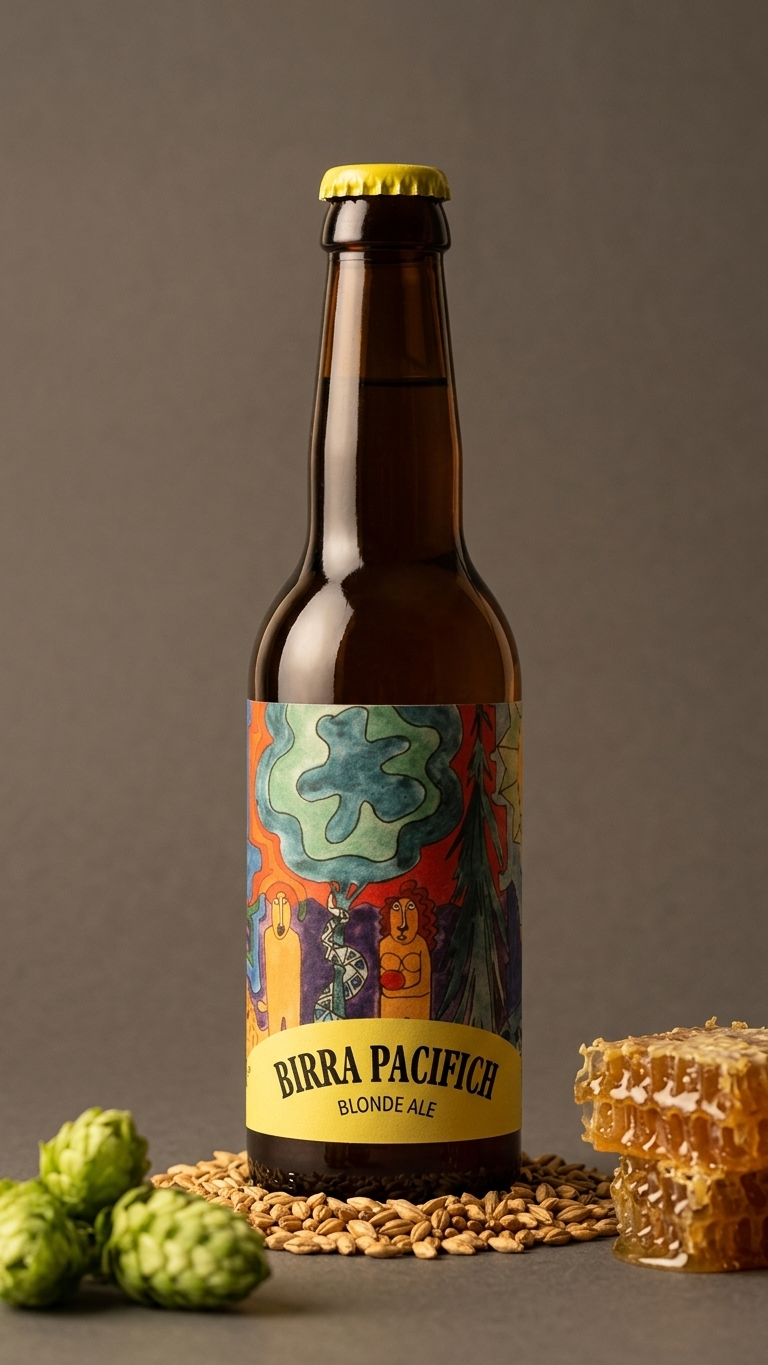 Pacifich Blonde Ale Flasche – Schweizer Craft Beer aus dem Puschlav