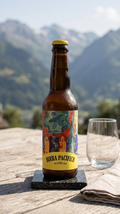 Pacifich Blonde Ale Bierglas – helles Bier aus Valposchiavo Graubünden