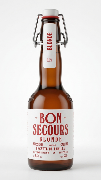 Bon Secours Blonde 33cl – Belgisches Craft-Bier 6.5% Brasserie Caulier