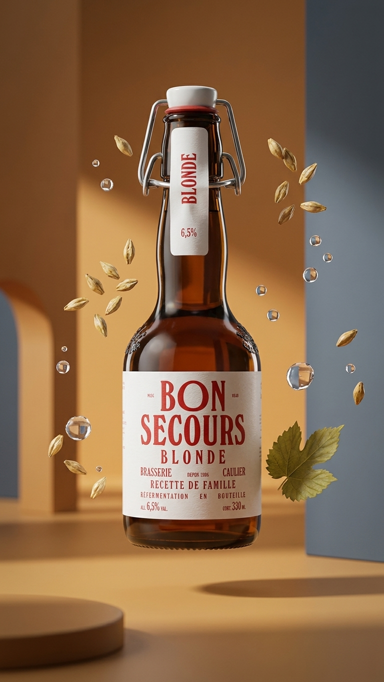 Bon Secours Blonde 33cl – Belgisches Craft-Bier 6.5% Brasserie Caulier