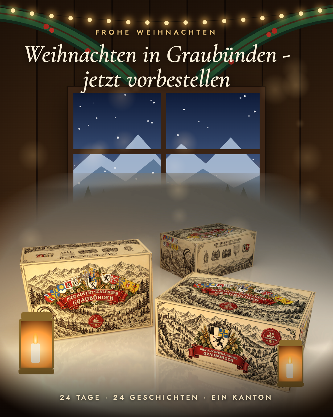 Bier Adventskalender – 24 Graubünden  Raritäten
