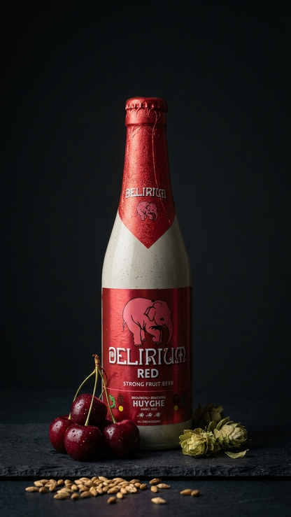 Delirium Red Flasche Kirschbier – Huyghe Belgian Fruit Beer 33cl kaufen Schweiz