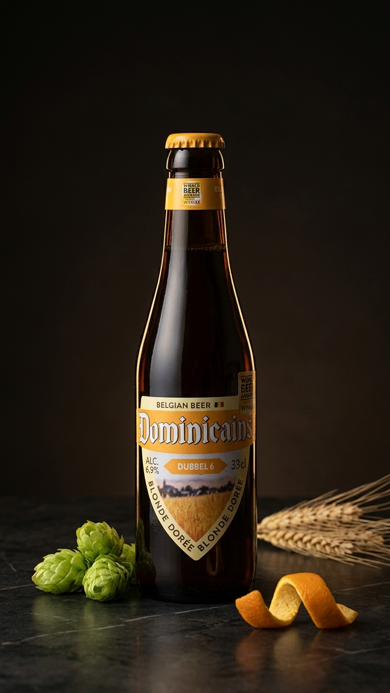 Dominicains Dubbel 6,9 % Produktbild – belgisches Abteibier TheCrafts.ch