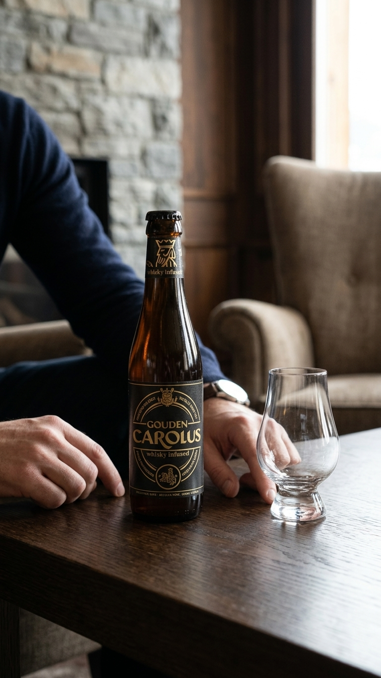 Gouden Carolus Whisky Infused Bierglas – belgisches Whisky Bier kaufen Schweiz