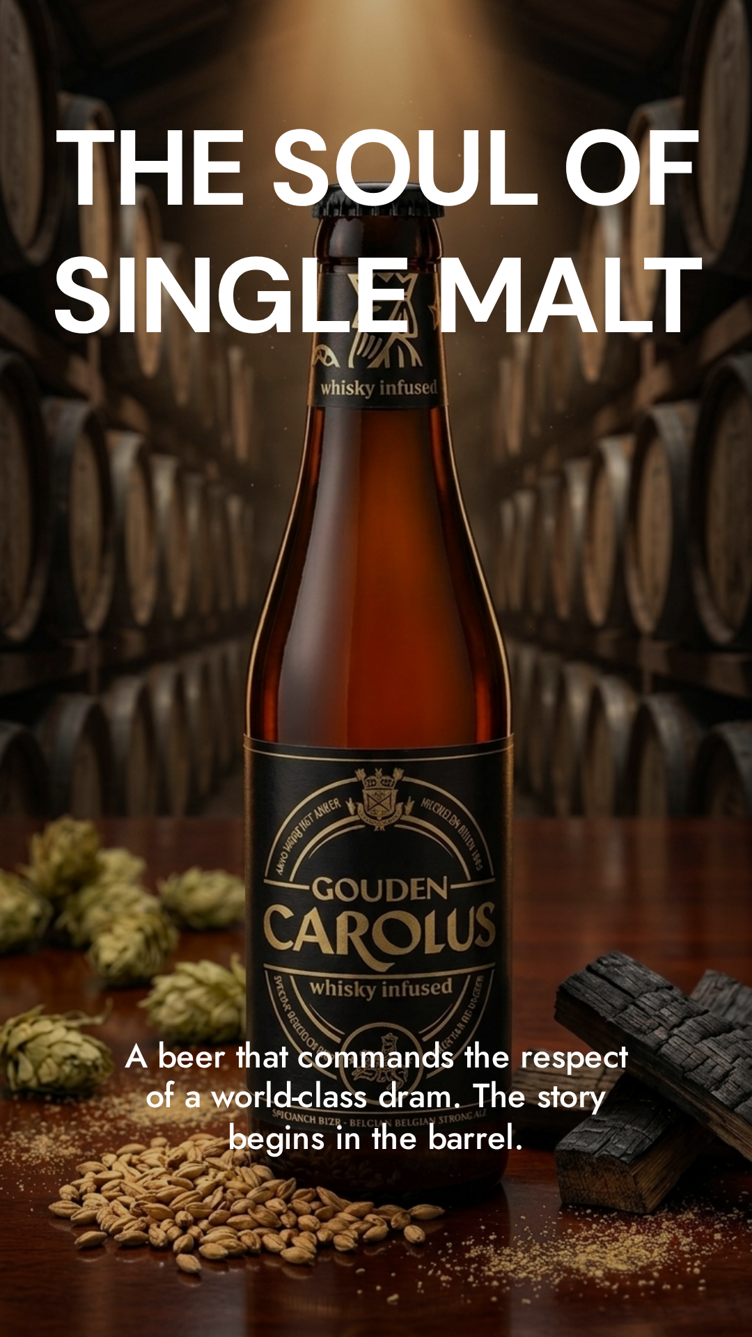 Gouden Carolus Whisky Infused Lifestyle – belgisches Barrel Aged Bier Mechelen