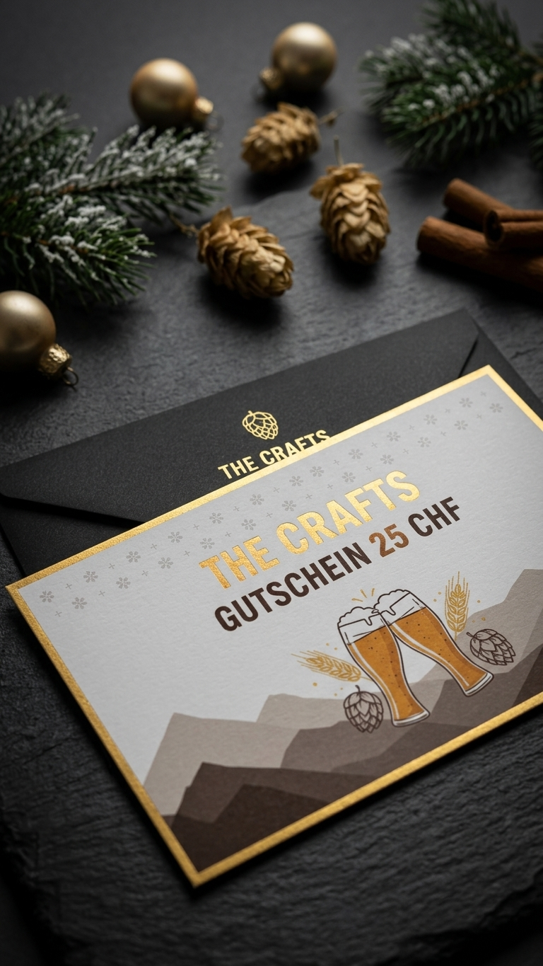The Crafts Gutschein als Geschenk – Belgische & Schweizer Bierraritäten kaufen Schweiz