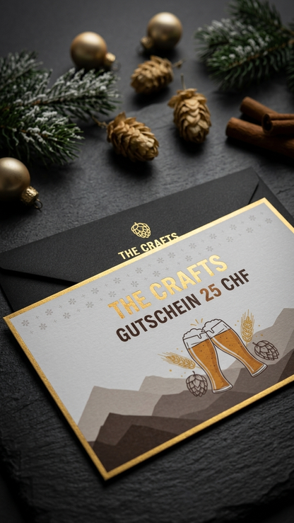 The Crafts Gutschein als Geschenk – Belgische & Schweizer Bierraritäten kaufen Schweiz