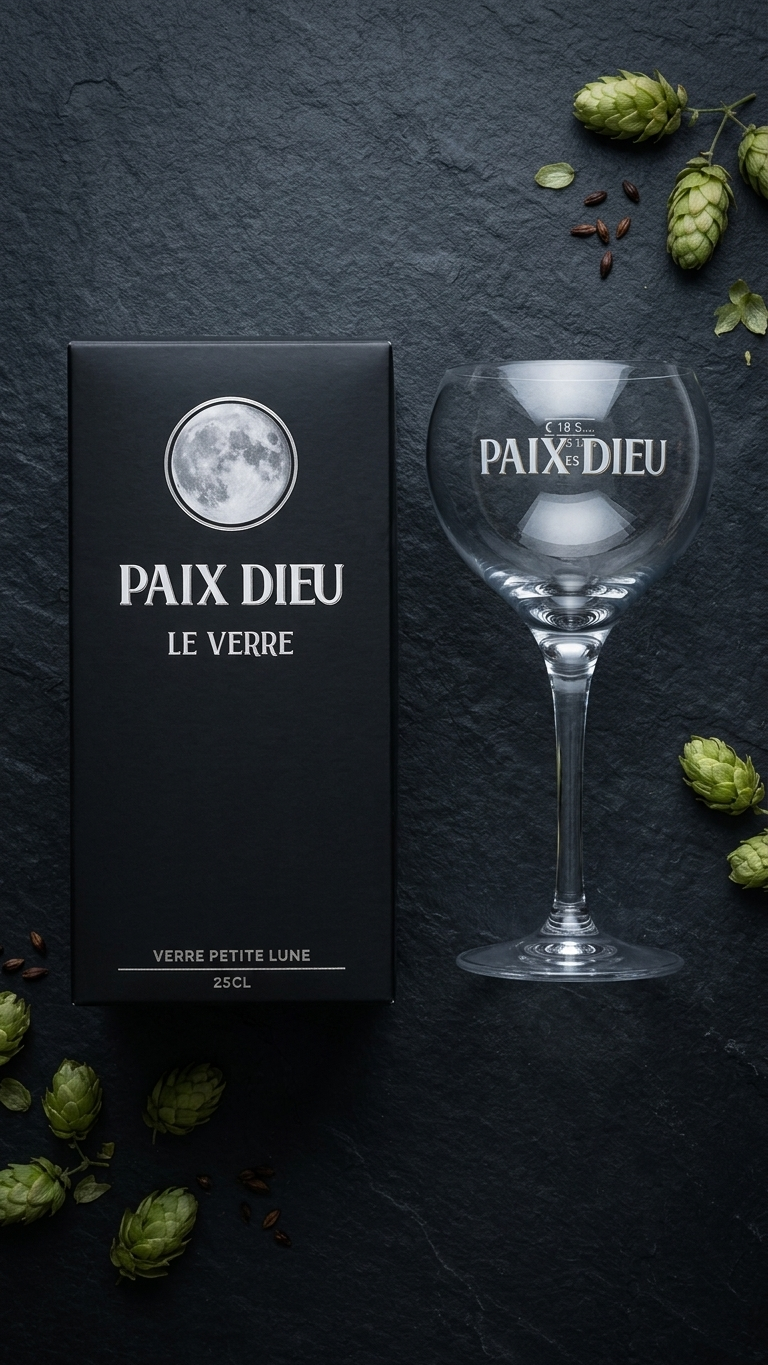 Paix Dieu Little Moon Glas kaufen – Handgeblasenes Prestige-Bierglas | TheCrafts.ch 