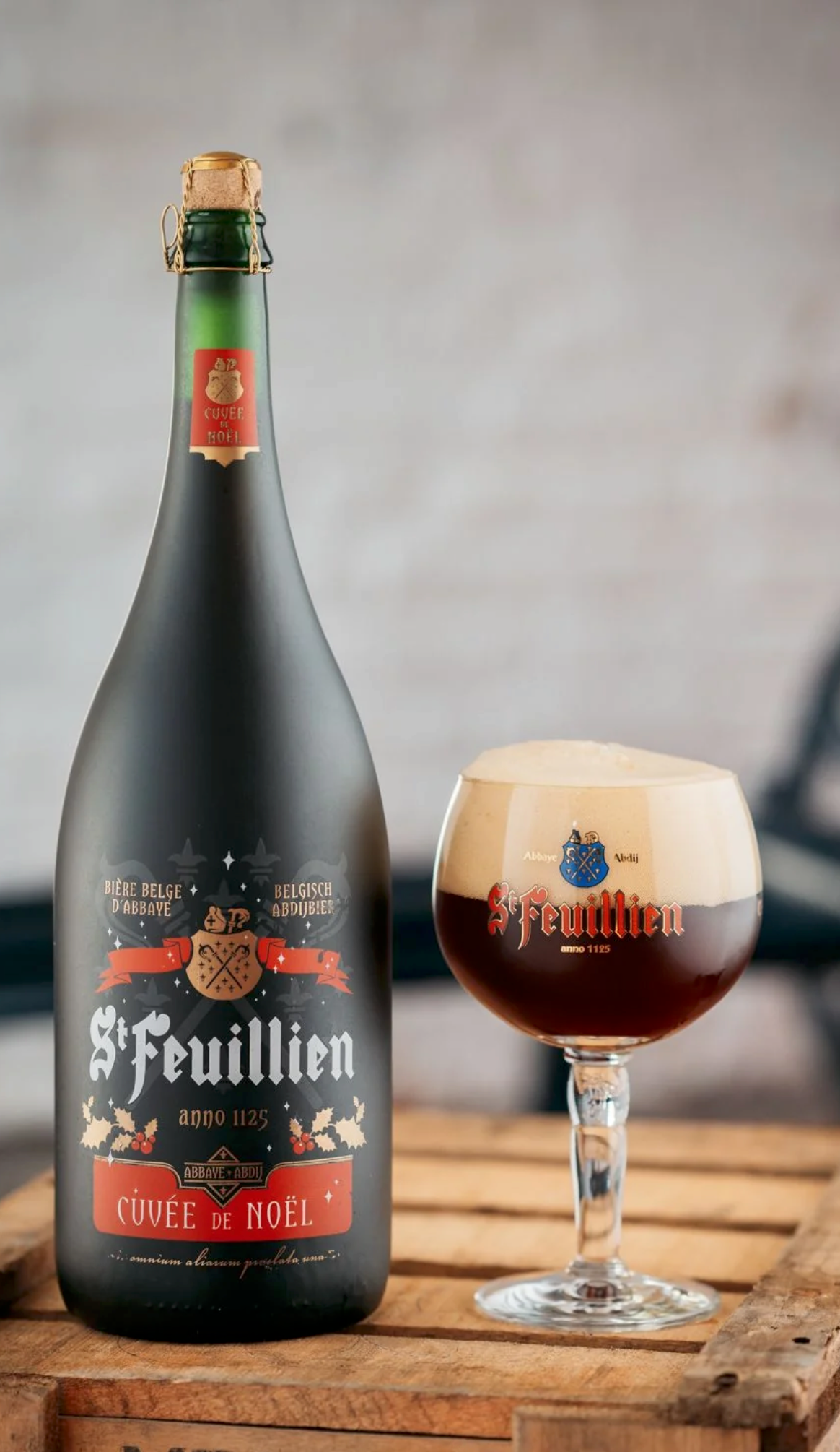 St-Feuillien Cuvée de Noël Magnum 1,5L - auf Vorbestellung nach Rücksprache Brasserie St-Feuillien