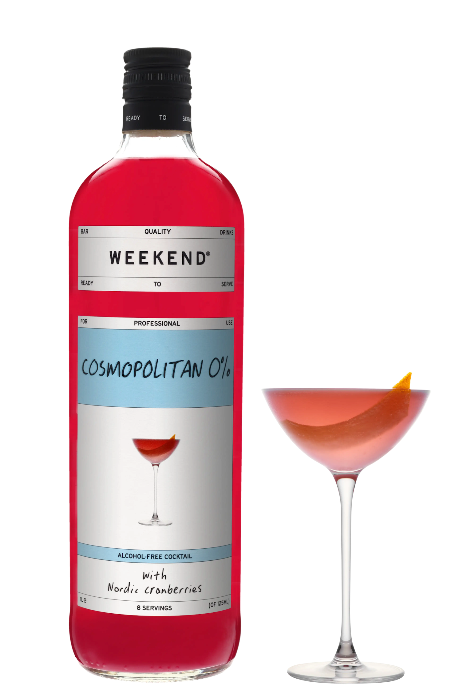 Weekend Cosmopolitan 0% Cocktail 