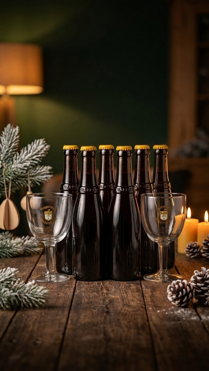 Westvleteren 12 Geschenkbox mit 6 Flaschen 33cl und 2 Gläsern kaufen Schweiz | TheCrafts.ch