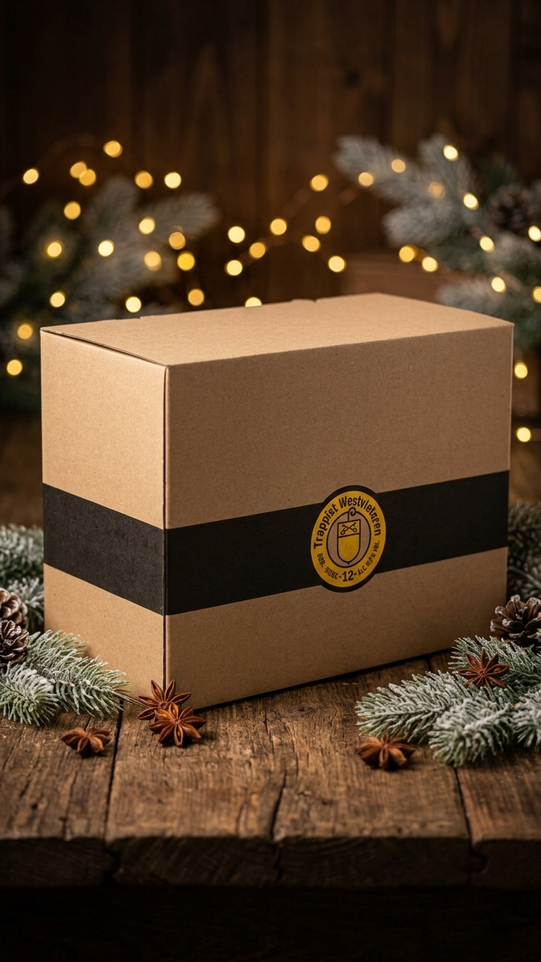 Westvleteren 12 Weihnachts-Geschenkbox – Trappistenbier Rarität aus der Abtei Sint-Sixtus