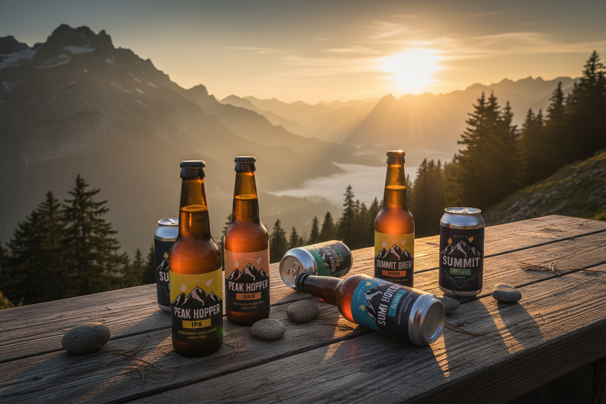Berge und Biere