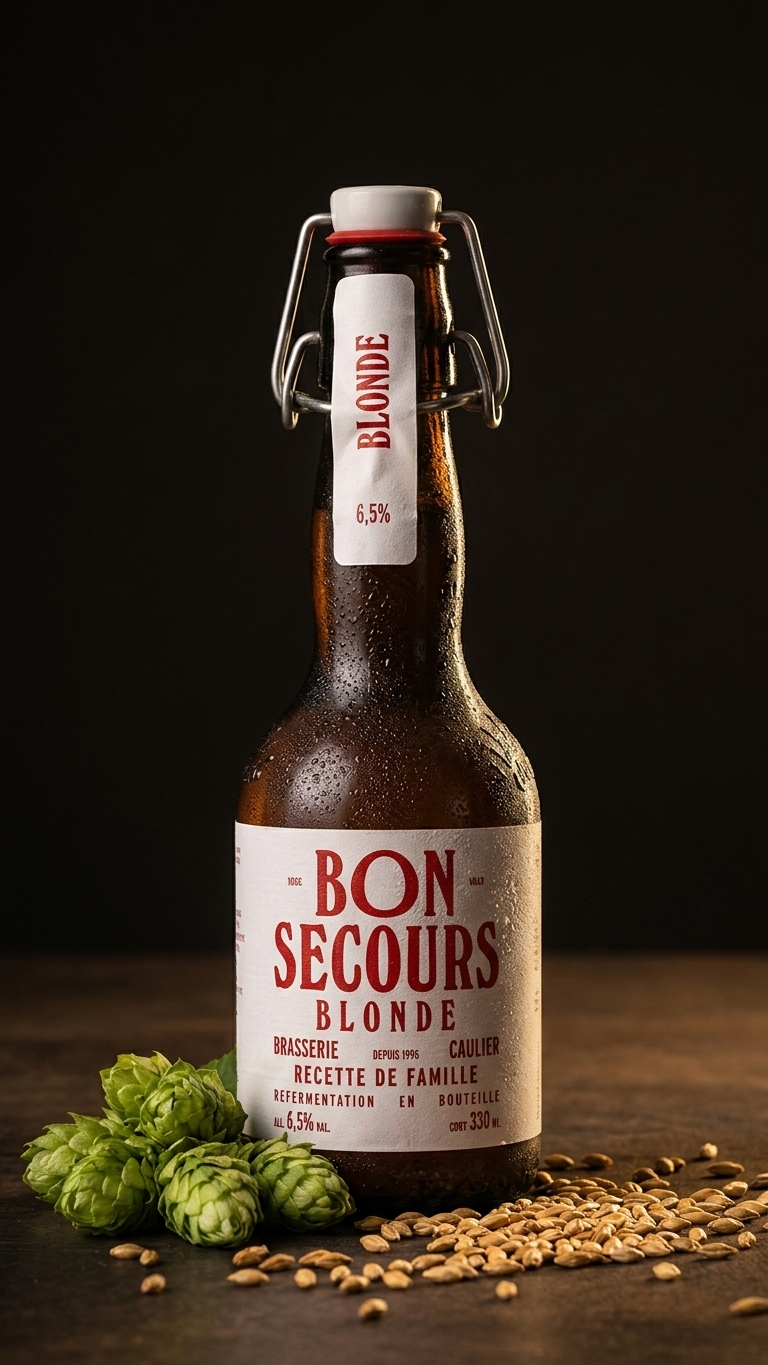Bon Secours Blonde 33cl – Belgisches Craft-Bier 6.5% Brasserie Caulier