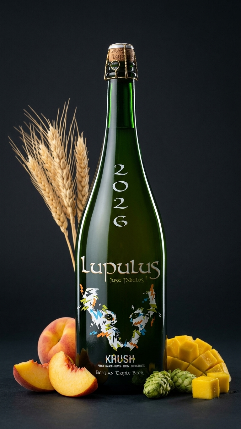 Lupulus Blonde Magnum KRUSH 26 – 1,5 L Brasserie Lupulus / Les 3 Fourquets