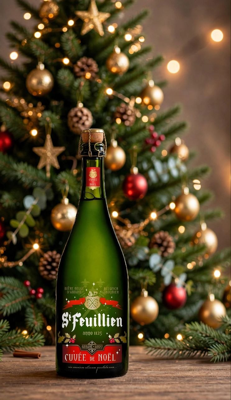St-Feuillien Cuvée de Noël Magnum 1,5L - Weihnachten - auf Vorbestellung nach Rücksprache Brasserie St-Feuillien