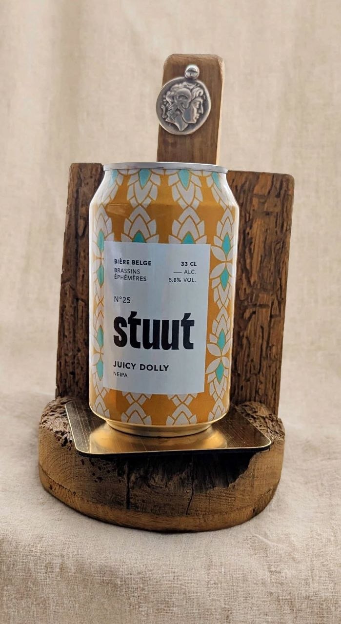 Biergeschenk: Eichenholz-Haus mit Stuut Aloha IPA