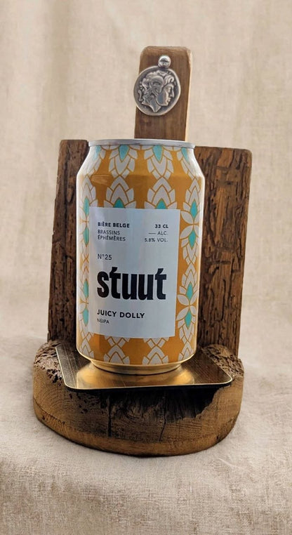 Biergeschenk: Eichenholz-Haus mit Stuut Aloha IPA